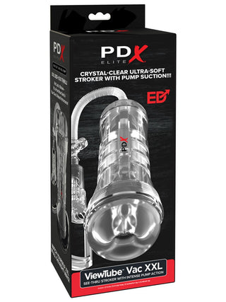 PDX ELITE VIEWTUBE VAC XXL PUMP SEE-THRU EZ-GRIP PUMP