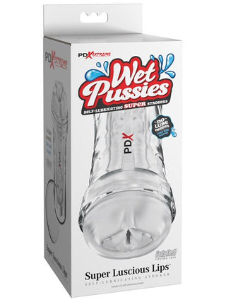 WET PUSSIES SUPER LUCIOUS LIPS SELF-LUBRICATING STROKER