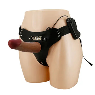 PARTY UP NELSON 7 INCH VIBRATING STRAP ON