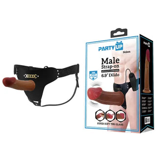 PARTY UP NELSON 7 INCH VIBRATING STRAP ON