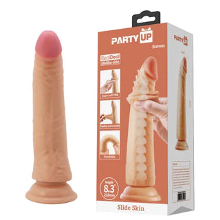 PARTY UP SLIDE SKIN STEVEN 8.3 INCH TAN