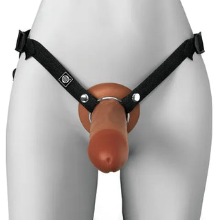 FX ELITE 8 INCH SILICONE HOLLOW STRAP ON