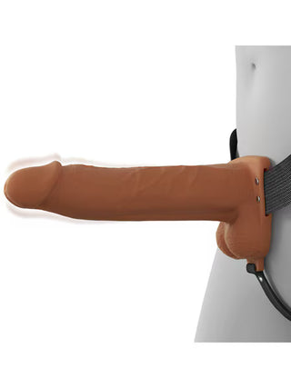 FANTASY X-TENSION ELITE VIBRATING HOLLOW STRAP ON 8 INCH