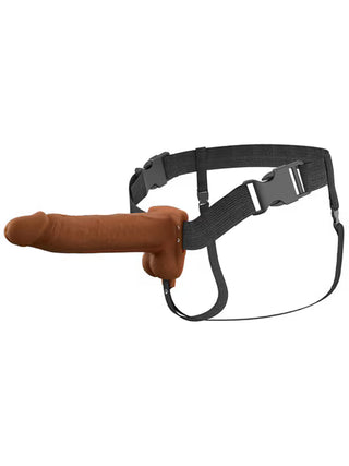 FANTASY X-TENSION ELITE VIBRATING HOLLOW STRAP ON 8 INCH