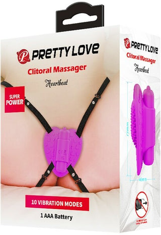 PRETTY LOVE CLITORAL MASSAGER HEARTBEAT