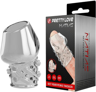 PRETTY LOVE PENIS SLEEVE MATIIAS CLEAR