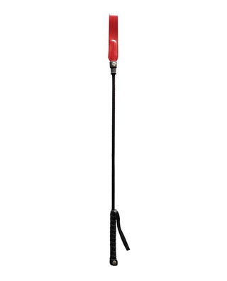 ROUGE LONG RIDING CROP SLIM LEATHER TIP