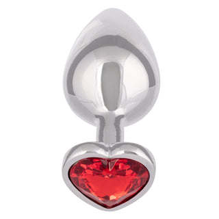 JEWEL LARGE RUBY HEART PLUG