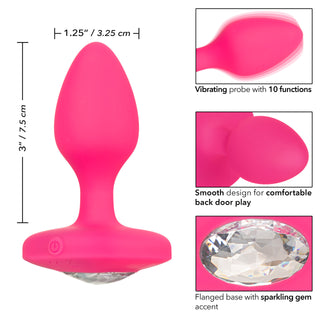 CHEEKY GEMS RECHARGEABLE VIBRATING PROBE