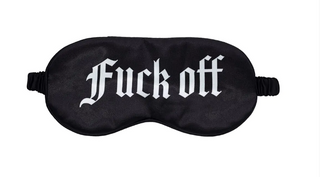 OUCH SATIN MASK FUCK OFF
