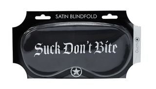 OUCH SUCK DONT BITE BLINDFOLD