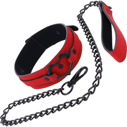 SEX AND MISCHIEF AMOR HEART COLLAR AND LEASH