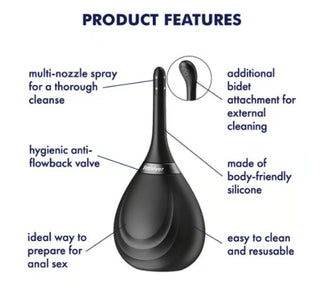 SATISFYER CLEAN & PLAY 2-IN-1 DOUCHE