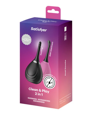 SATISFYER CLEAN & PLAY 2-IN-1 DOUCHE