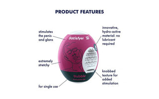 SATISFYER BUBBLE MASTURBATOR EGG