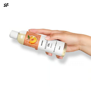 SATISFYER MASSAGE OIL PEACH