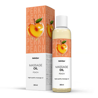 SATISFYER MASSAGE OIL PEACH