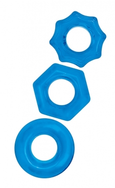 BLUE LINE 3 PACK NUTS AND BOLTS RING SET