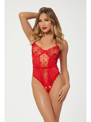 HEART MESH TEDDY