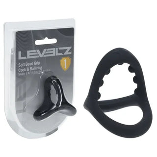 LEVELZ BEAD GRIP COCK AND BALL RING
