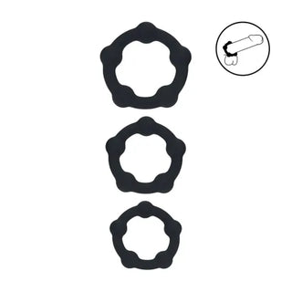 LEVELZ BEADED COCK RING SET