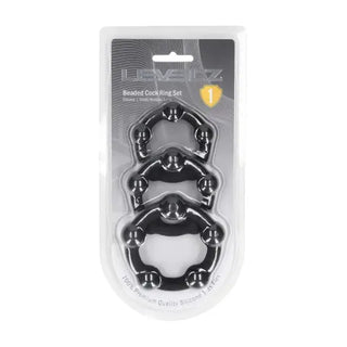 LEVELZ BEADED COCK RING SET