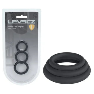 LEVELZ CLASSIC COCK RING SET OF 3