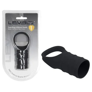 LEVELZ RIBBED SLEEVE AND RING