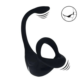 LEVELZ VIBRATING TRIO COCK RING WITH PLUG