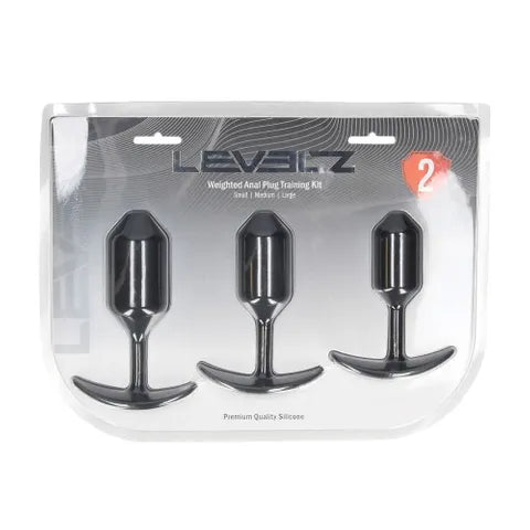 LEVELZ WEIGHTED ANAL PLUG TRAINING KIT Flirt Adult Store LEVELZ WEIGHTED ANAL PLUG TRAINING KIT Flirt Adult Store