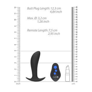 OUCH! E-STIM AND VIBRATING BUTT PLUG