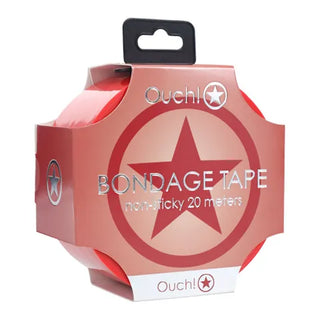 OUCH! PVC NON STICK TAPE RED 20 METRE