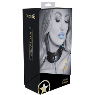 OUCH! VENICE COLLAR WITH LEASH