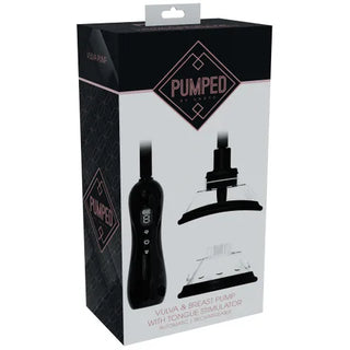 PUMPED VULVA AND BREAST PUMP WITH TONGUE STIMULATOR
