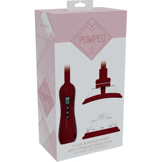 PUMPED VULVA AND BREAST PUMP WITH TONGUE STIMULATOR