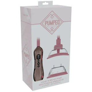 PUMPED VULVA AND BREAST PUMP WITH TONGUE STIMULATOR