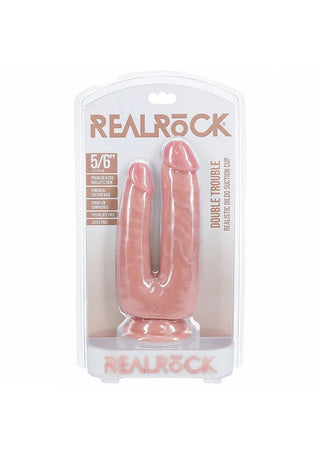 REALROCK DOUBLE TROUBLE SILICONE DILDO