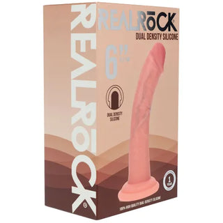 REALROCK DUAL DENSITY CURVED DILDO