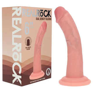 REALROCK DUAL DENSITY CURVED DILDO