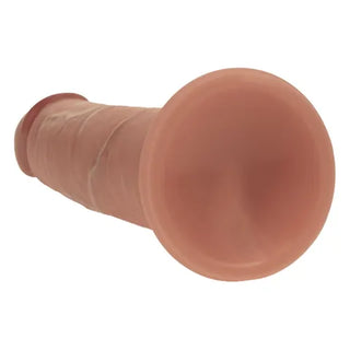 REALROCK DUAL DENSITY SLIDING SKIN SILICONE DILDO 6"