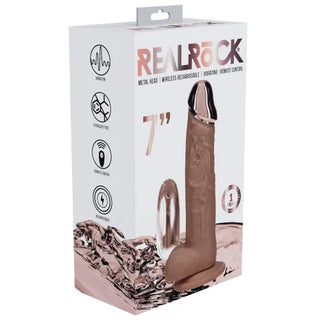 REALROCK METAL HEAD RECHARGABLE DILDO