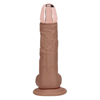 REALROCK METAL HEAD RECHARGEABLE DILDO