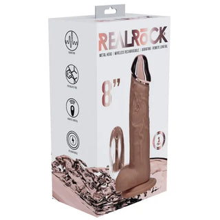REALROCK METAL HEAD RECHARGEABLE DILDO