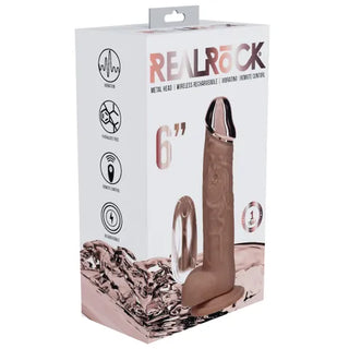 REALROCK METAL HEAD RECHARGEABLE DILDO