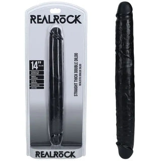 REALROCK STRAIGHT THICK DOUBLE DILDO 14IN