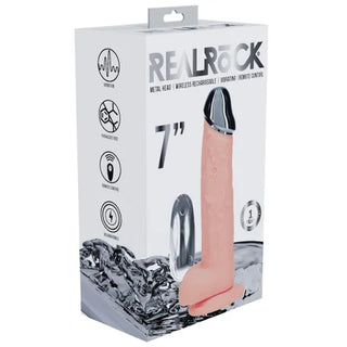 REALROCK METALHEAD RECHARGEABLE DILDO