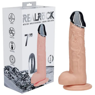 REALROCK METALHEAD RECHARGEABLE DILDO
