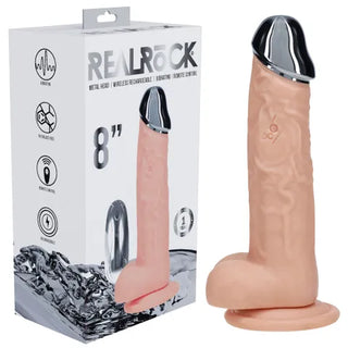 REALROCK METALHEAD RECHARGEABLE DILDO