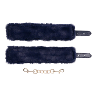 SEX AND MISCHIEF COUGAR FUR HANDCUFFS