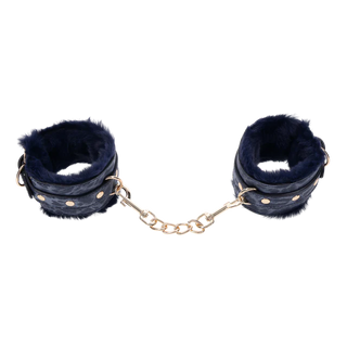 SEX AND MISCHIEF COUGAR FUR HANDCUFFS